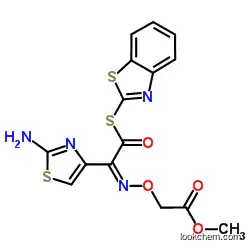 (S)-2-Benzothiazolyl (Z)-2-(2-aminothiazole-4-yl)-2-methoxycarbonylmethoxyiminothioacetate;cas:246035-38-1