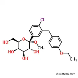 (2S,3R,4S,5S,6R)-2-(4-chloro-3-(4-ethoxybenzyl)phenyl)-6-(hydroxyMethyl)-2-Methoxytetrahydro-2H-pyran-3,4,5-triol CAS714269-57-5