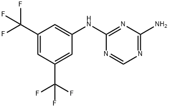 2-AMINO-4-[3,5-BIS(TRIFLUOROMETHYL)PHENYL]AMINO-1,3,5-TRIAZINE  CAS:66088-50-4