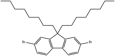 9,9-Dioctyl-2,7-dibromofluorene CAS:198964-46-4