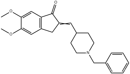 1-Benzyl-4-(5,6-dimethoxy-1-oxoindan-2-ylindenemethyl)piperidine