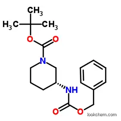 1-Piperidinecarboxylic acid, 3-[[(phenylmethoxy)carbonyl]amino]-, 1,1-dimethylethyl ester, (3R)- CAS320580-76-5