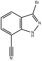3-bromo-1H-indazole-7-carbonitrile CAS:945762-00-5