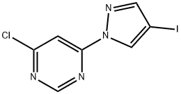 4-Chloro-6-(4-iodo-1H-pyrazol-1-yl)pyrimidine  CAS:957035-27-7