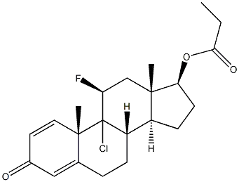 (11beta,17beta)-9-chloro-11-fluoro-3-oxoandrosta-1,4-dien-17-yl propanoate  CAS:3108-83-6