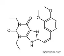 8-[(1E)-2-(3,4-Dimethoxyphenyl)ethenyl]-1,3-diethyl-3,9-dihydro-1H-purine-2,6-dioneCAS155270-98-7