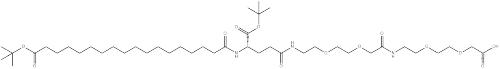 (S)-22-(Tert-butoxycarbonyl)-10,19,24-trioxo-3,6,12,15-tetraoxa-9,18,23-triazahentetracontane-1,41-dioic acid