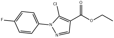 Ethyl 5-chloro-1-(4-fluorophenyl)-1H-pyrazole-4-carboxylate CAS:288252-75-5
