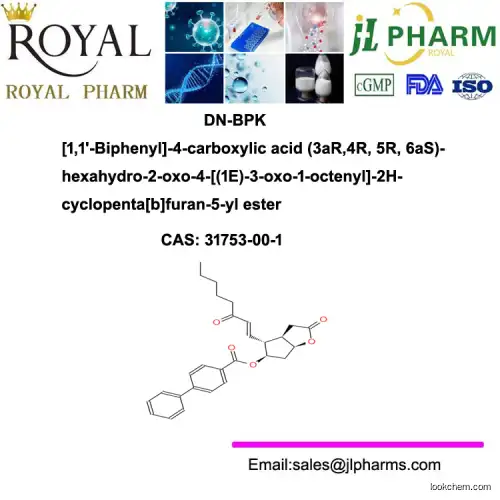 DN-BPK [1,1'-Biphenyl]-4-carboxylic acid (3aR,4R, 5R, 6aS)-hexahydro-2-oxo-4-[(1E)-3-oxo-1-octenyl]-2H-cyclopenta[b]furan-5-yl ester