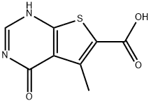 5-METHYL-4-OXO-3,4-DIHYDRO-THIENO[2,3-D]PYRIMIDINE-6-CARBOXYLIC ACID  CAS:101667-97-4
