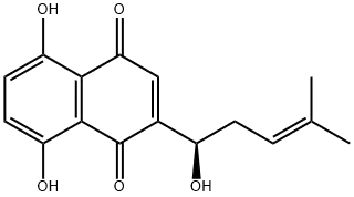 5,8-Dihydroxy-2-[(1R)-1-hydroxy-4-methyl-pent-3-enyl]naphthalene-1,4-dione