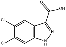 5,6-DICHLORO-1H-INDAZOLE-3-CARBOXYLIC ACID  CAS:124459-91-2