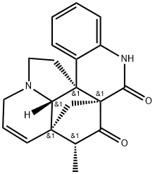 (12aβ,14aS)-13,14-Dihydro-8α-methyl-6aα,8aα-methano-11H,12aH-benzo[k]pyrrolo[3,2,1-mn][1,8]phenanthroline-6,7(5H,8H)-dione CAS:28645-27-4