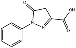 5-Oxo-1-phenyl-2-pyrazolin-3-carboxylic acid CAS:119-18-6