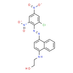 2-[[4-[(2-chloro-4,6-dinitrophenyl)azo]-1-naphthyl]amino]ethanol CAS3177-13-7