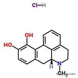 4H-Dibenzo[de,g]quinoline-10,11-diol,5,6,6a,7-tetrahydro-6-methyl-, hydrochloride (1:1), (6aR)-