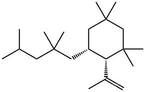 Cyclohexane, 1,1,5,5-tetramethyl-2-(1-methylethenyl)-3-(2,2,4-trimethylpentyl)-, cis- CAS114123-73-8