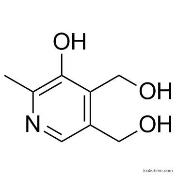 3,4-Pyridinedimethanol,5-hydroxy-6-methyl- CAS65-23-6