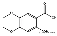 2-HYDROXY-4,5-DIMETHOXY BENZOIC ACID CAS：	5722-93-0
