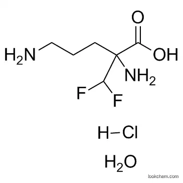 Eflornithine hydrochloride hydrate CAS	C6H15ClF2N2O3