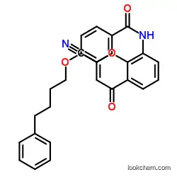 N-(2-CYANO-4-OXO-4H-CHROMEN-8-YL)-4-(4-PHENYLBUTOXY)BENZAMIDECAS136450-11-8