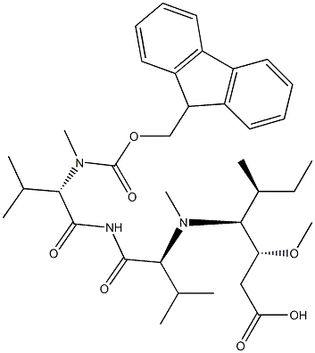 (5S,9S,11S,12R)-11-((S)-sec-butyl)-1-(9H-fluoren-9-yl)-5,9-diisopropyl-12-Methoxy-4,10-diMethyl-3,6,8-trioxo-2-oxa-4,7,10-triazatetradecan-14-oic acid