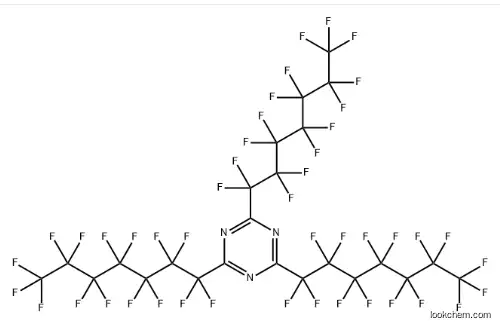 2,4,6-Tris(pentadecafluoroheptyl)-1,3,5-triazine.