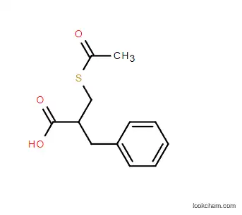 2-(Acetylthiomethyl)phenyl propionic acid 3-(Acetylsulphanyl)-2-benzylpropanoic acid CAS:91702-98-6