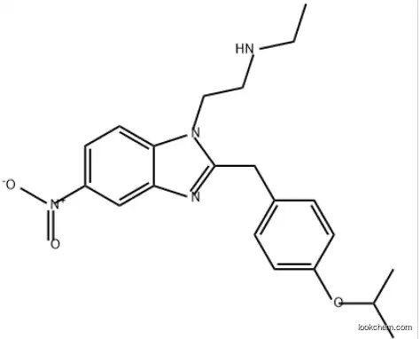 1H-Benzimidazole-1-ethanamine, N-ethyl-2-[[4-(1-methylethoxy)phenyl]methyl]-5-nitro- CAS 2732926-24-6