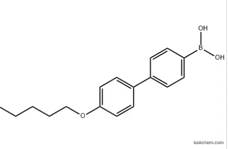 [4'-(Pentyloxy)[1,1'-biphenyl]-4-yl] boronic acid CAS 158937-25-8