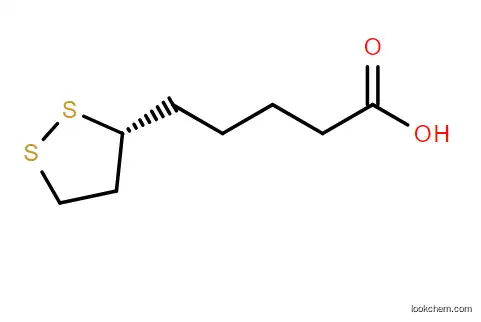 (R)-(+)-1,2-Dithiolane-3-pentanoic acid CAS:1200-22-2