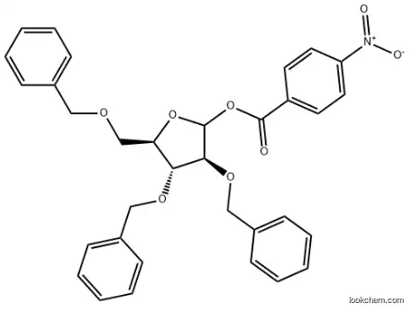 2, 3, 5-Tri-O-Benzyl-1, 0- (4-nitrobenzoyl) -D-Arabinofuranose CAS: 52522-49-3