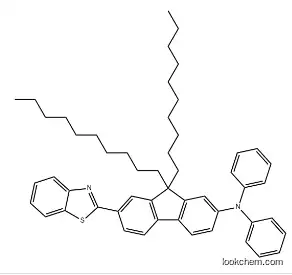 9H-Fluoren-2-amine, 7-(2-benzothiazolyl)-9,9-didecyl-N,N-diphenyl- CAS：262607-32-9