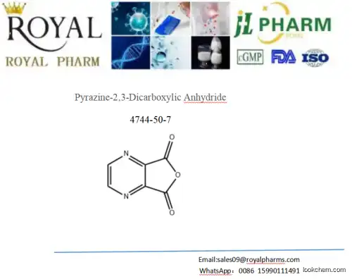 Pyrazine-2,3-Dicarboxylic Anhydride  4744-50-7 Assay 99.02% white powder
