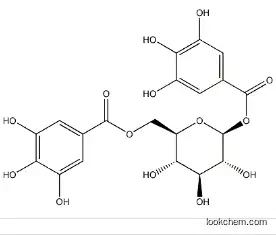 b-D-Glucopyranose,1,6-bis(3,4,5-trihydroxybenzoate) CAS：23363-08-8