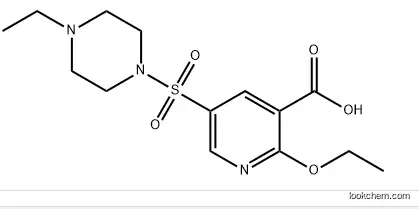 2-ETHOXY-5-(4-ETHYLPIPERAZINE-1-SULFONYL]NICOTINIC ACID  CAS：247582-73-6