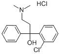 2-CHLORO-ALPHA-[2-DIMETHYLAMINOETHYL]BENZHYDROL HYDROCHLORIDE  CAS 511-13-7