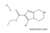 ethyl 3-bromo-5,6,7,8-tetrahydroimidazo[1,2-a]pyrazine-2-carboxylate hydrochloride 1170568-70-3