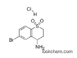 4-Amino-6-bromo-3,4-dihydro-2H-S,S-dioxo-thiochromene hydrochloride  1172986-17-2