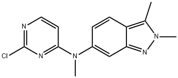 N-(2-chloropyriMidin-4-yl)-N,2,3-triMethyl-2H-indazol-6-aMine CAS 444731-75-3