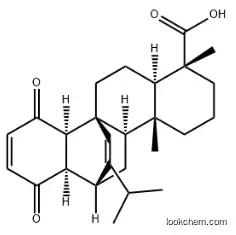 1H-4b,12-Ethenochrysene-7-carboxylic acid, 4,4a,5,6,6a,7,8,9,10,10a,10b,11,12,12a-tetradecahydro-7,10a-dimethyl-13-(1-methylethyl)-1,4-dioxo-, (4aR,4bS,6aR,7R,10aR,10bR,12R,12aR)- CAS：22422-38-4