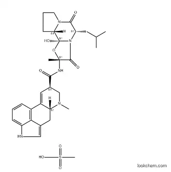 Ergotaman-3',6',18-trione, 12'-hydroxy-2'-methyl-5'-(2-methylpropyl)-, (5'α)-, monomethanesulfonate (salt) (9CI) CAS：2624-03-5