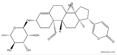 Bufa-4,20,22-trienolide, 3-[(6-deoxy-alpha-l-mannopyranosyl)oxy]-14-hydroxy-19-oxo-, (3beta)- CAS：25955-03-7