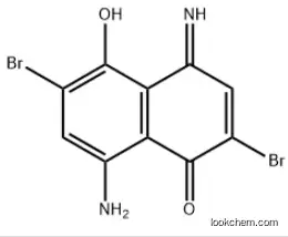 8-amino-2,6-dibromo-5-hydroxy-4-iminonaphthalen-1(4H)-one CAS：26846-51-5