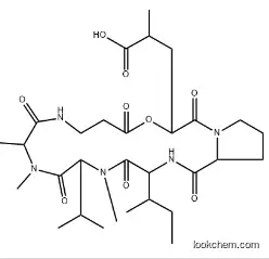 3-(1-Carboxyethyl)cyclo[D-Lac-L-Pro-L-Ile-N-methyl-L-Val-N-methyl-L-Ala-βAla-] CAS：27482-50-4