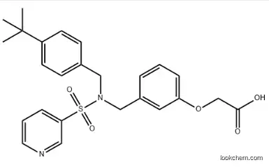 2-[3-[N-(4-tert-Butylbenzyl)-N-(pyridin-3-ylsulfonyl)aminomethyl]phenoxy]acetic acid CAS：223488-57-1