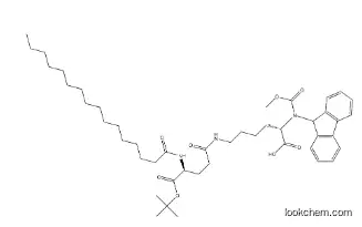 Fmoc-Lys(Pal-Glu-OtBu)-OH CAS 1491158-62-3