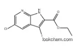 1H-Pyrrolo[2,3-b]pyridine-2-carboxylic acid, 5-chloro-3-iodo-, ethyl ester1132610-98-0