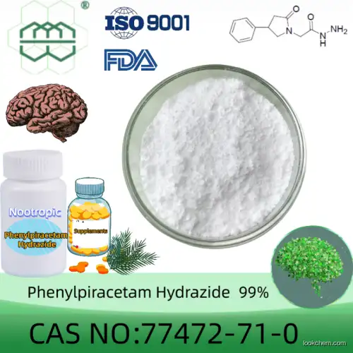 High quality wholesale Phenylpiracetam Hydrazide (PPH) 99%min actual purity 99.88%(77472-71-0)