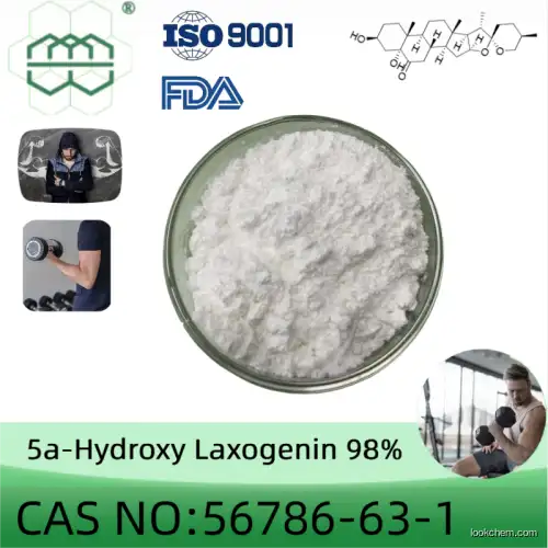 Best price 5a-hydroxy Laxogenin 98%min promote delievery  for antioxidant and anti-aging(56786-63-1)